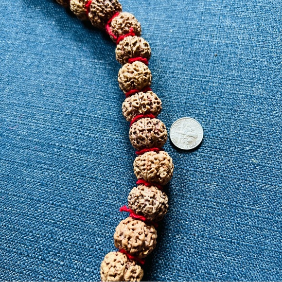 Rudrakhsha Mala Original 55 beads 5 Face for chanting, healing, meditation - Picture 4 of 7